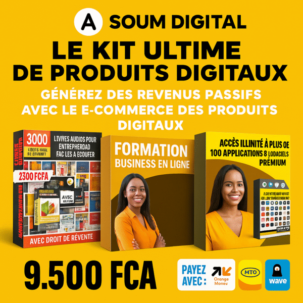Découvrez le Kit Ultime de Produits Digitaux : Votre Clé Pour Générer des Revenus Passifs En Automatique 🚀