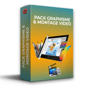 PACK GRAPHISME & MONTAGE VIDÉO : Maîtrisez Photoshop, Illustrator & CapCut 🎨🎥